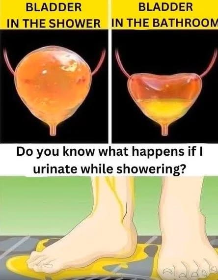 Why Women Should Think Twice Before Peeing in the Shower