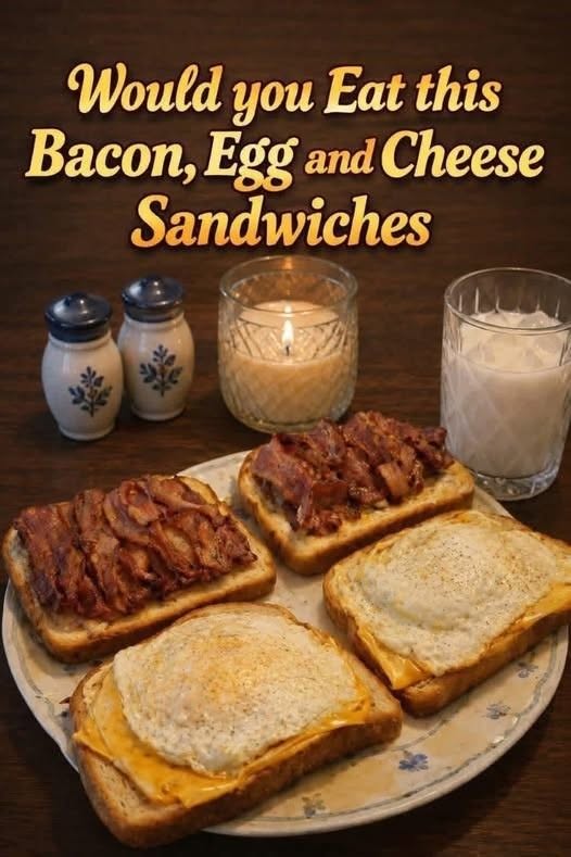 Bacon, Egg and Cheese Sandwiches