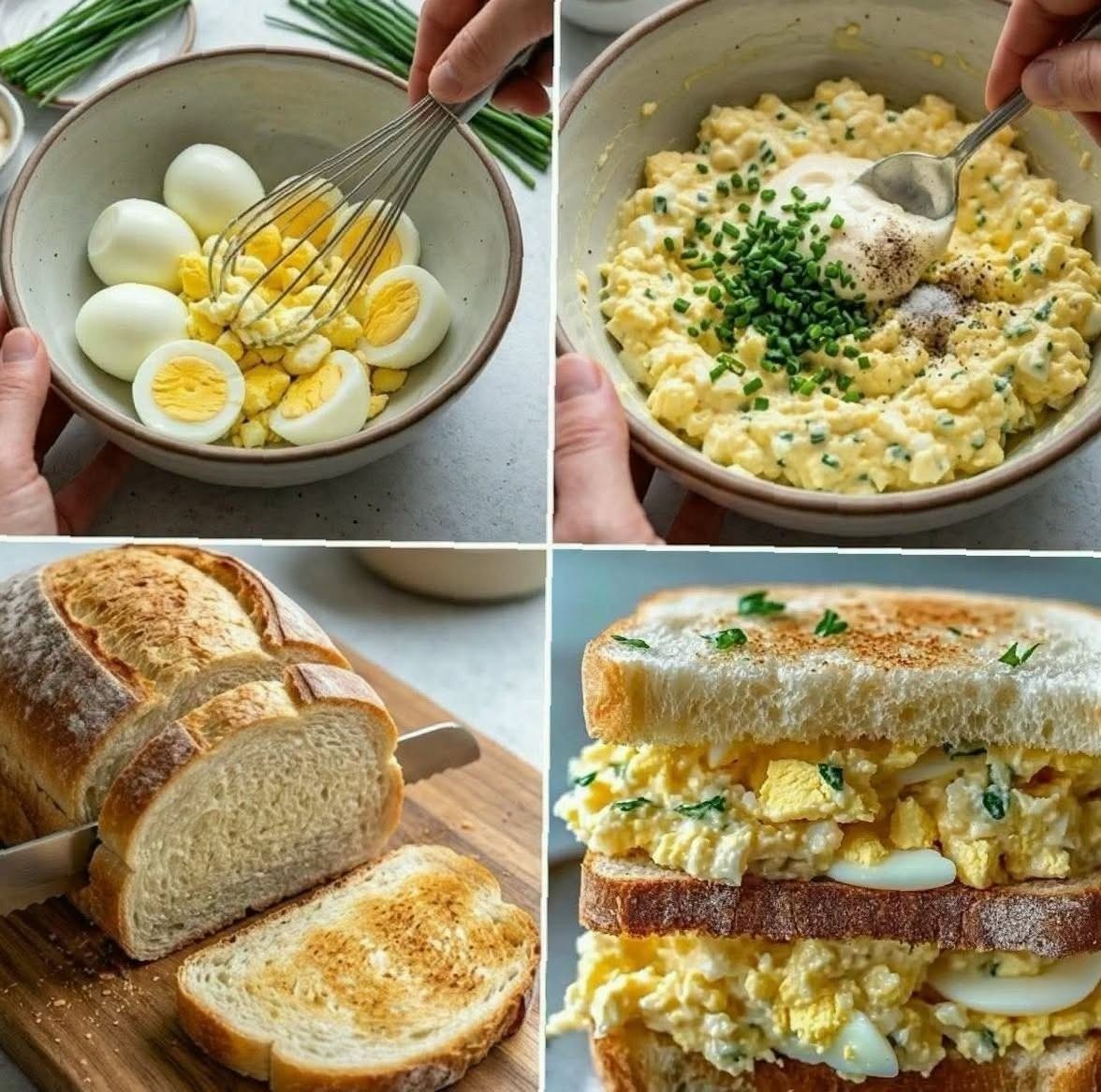 The Best Egg Salad Sandwich Recipe – Creamy, Easy, and Ready in Minutes – IlyRecipes
