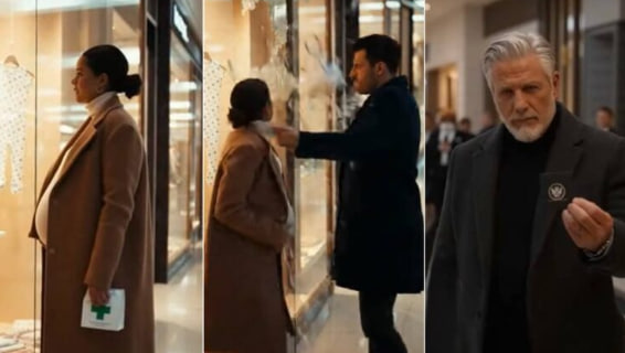 A Pregnant Woman Stopped at a Baby Boutique Just to Look—Then Her Husband Humiliated Her and Smashed the Display… Until an Older Man Stepped Forward, Flashed a Black Card, and Said, “I’ve Been Looking for You”