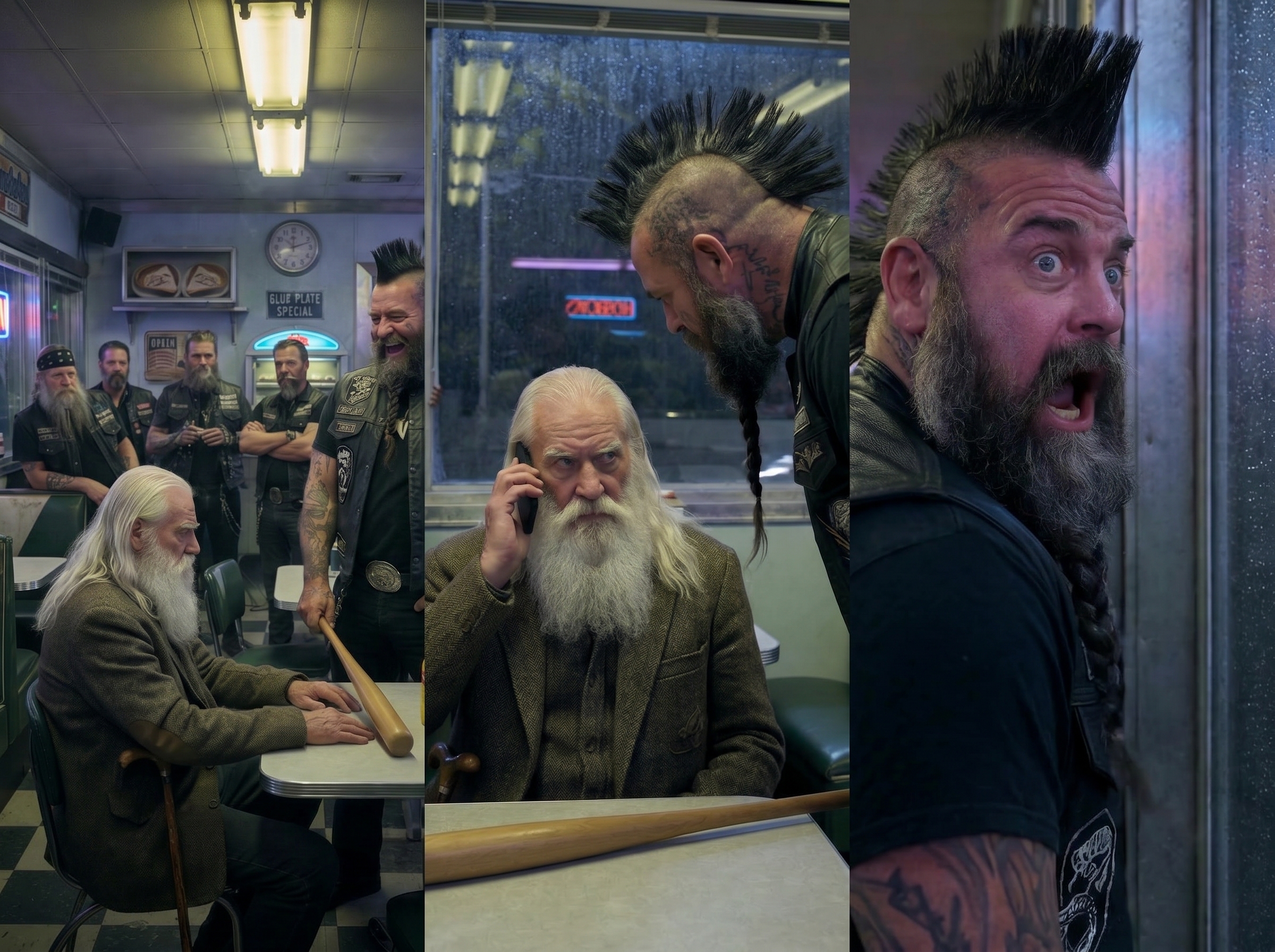 The Biker Mocked An Old Man In A Bar