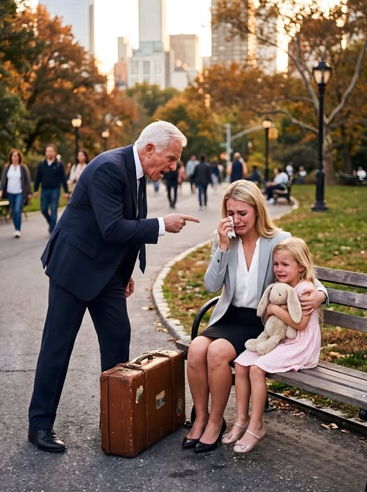 I Found My Daughter Sitting In A Park With Two Suitcases And My Granddaughter. When She Whispered, “My Father-In-Law Fired Me Because My Bloodline Wasn't Worthy,” I Quietly Said, “Get In The Car.”