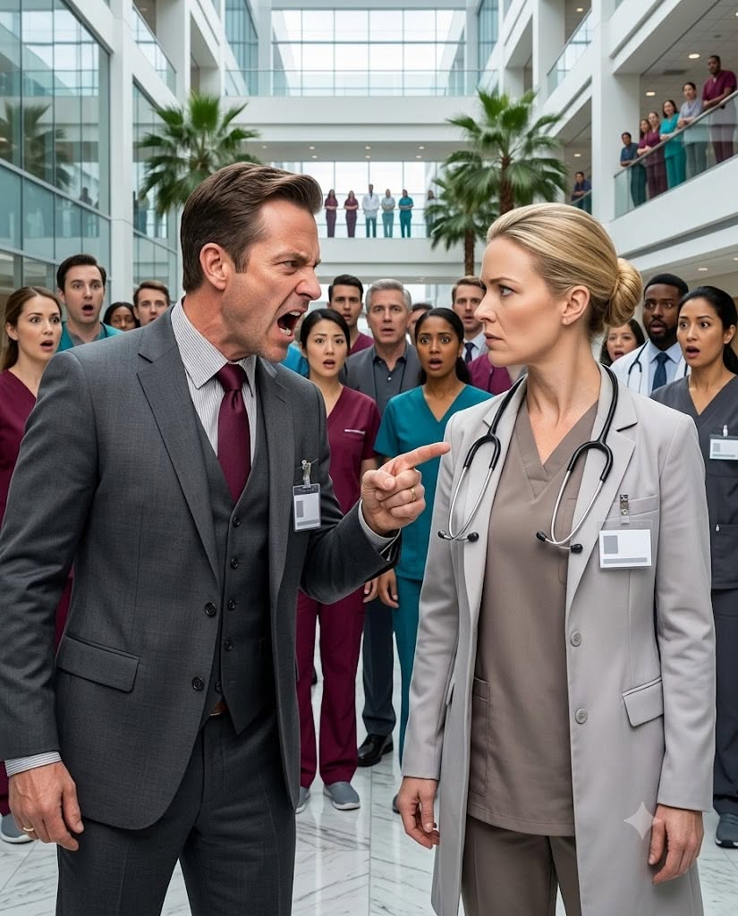 Without Knowing That His Wife Owned The Hospital, The Husband Fired Her Right In Front Of The Entire Staff.