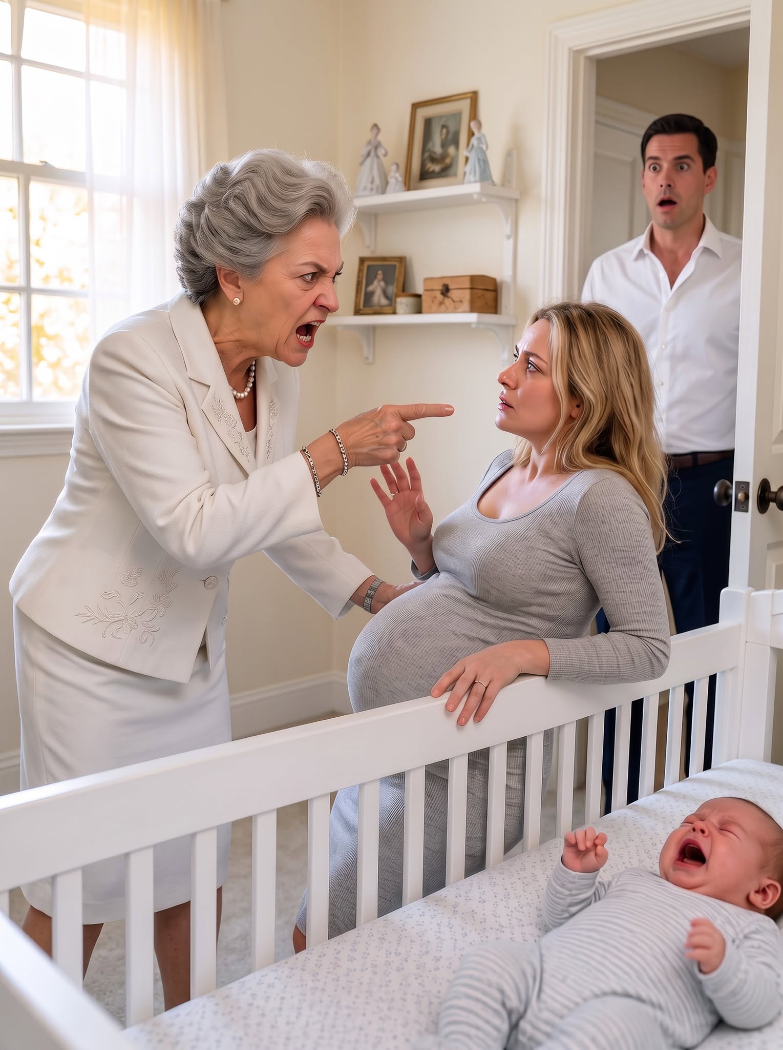 Working Late Until 2 A.M., I Turned On The Monitor To Find Out Why My Baby Kept Crying — What I Saw My Mother Doing Next To The Crib Changed Everything I Knew.