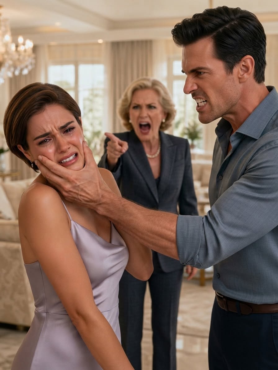 My Husband Sl@pped Me in Front of His Entire Family, Pointed to the Door, and Shouted, "Get Out! This House Isn't Yours!"