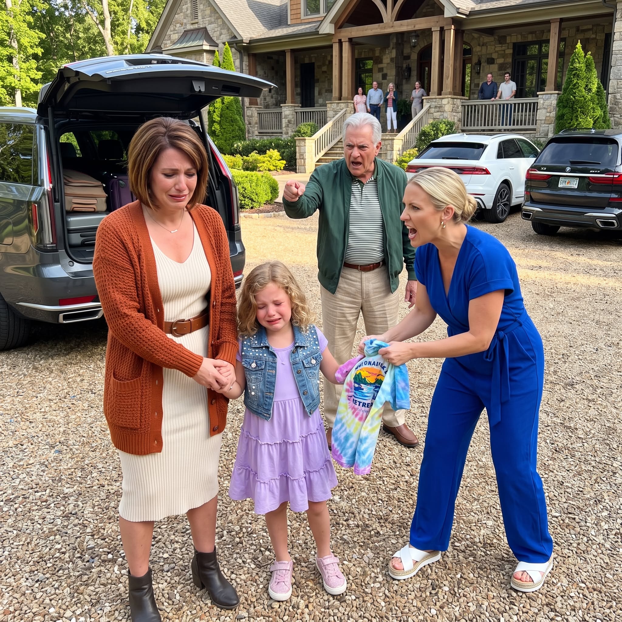 "At Our Family Retreat, My Daughter Reached For A Matching T-shirt, But My Sister Snatched It Away And Said It Was Only For “Real Families With Mothers And Fathers.”