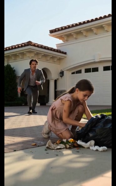 "I came home two weeks early and found my eight-year-old daughter on her knees in rotten garbage.