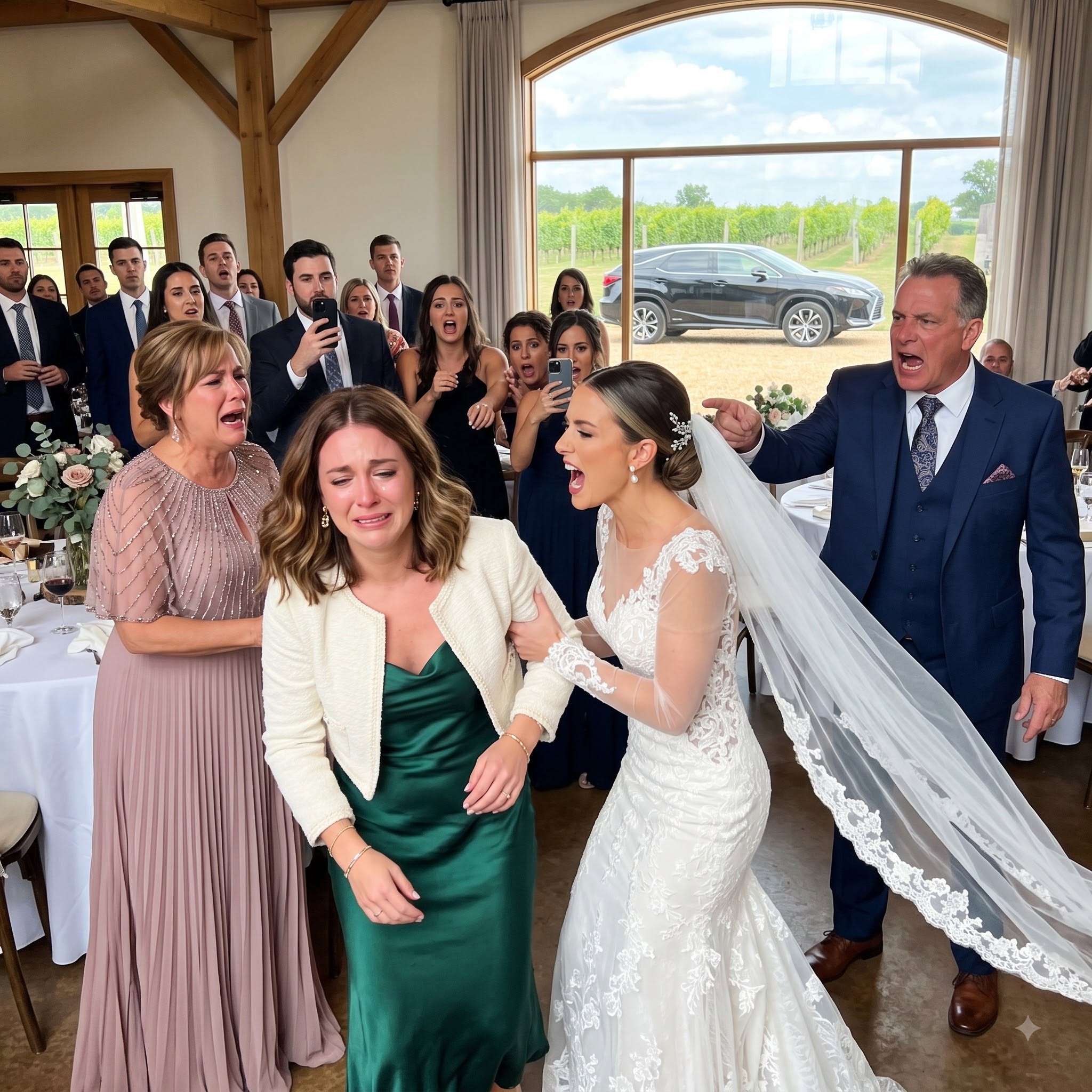 "At my sister’s wedding, Dad announced that my brand-new car was now her wedding gift. I stood up and said, “No.”