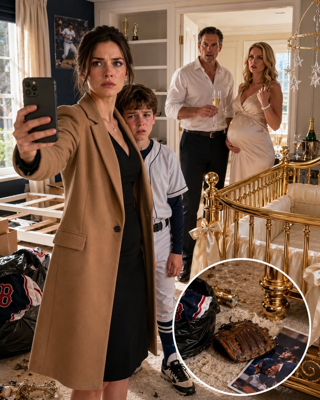 "The day my husband turned our eleven-year-old son's bedroom into a luxury nursery for his pregnant mistress, he erased far more than baseball posters and furniture.
