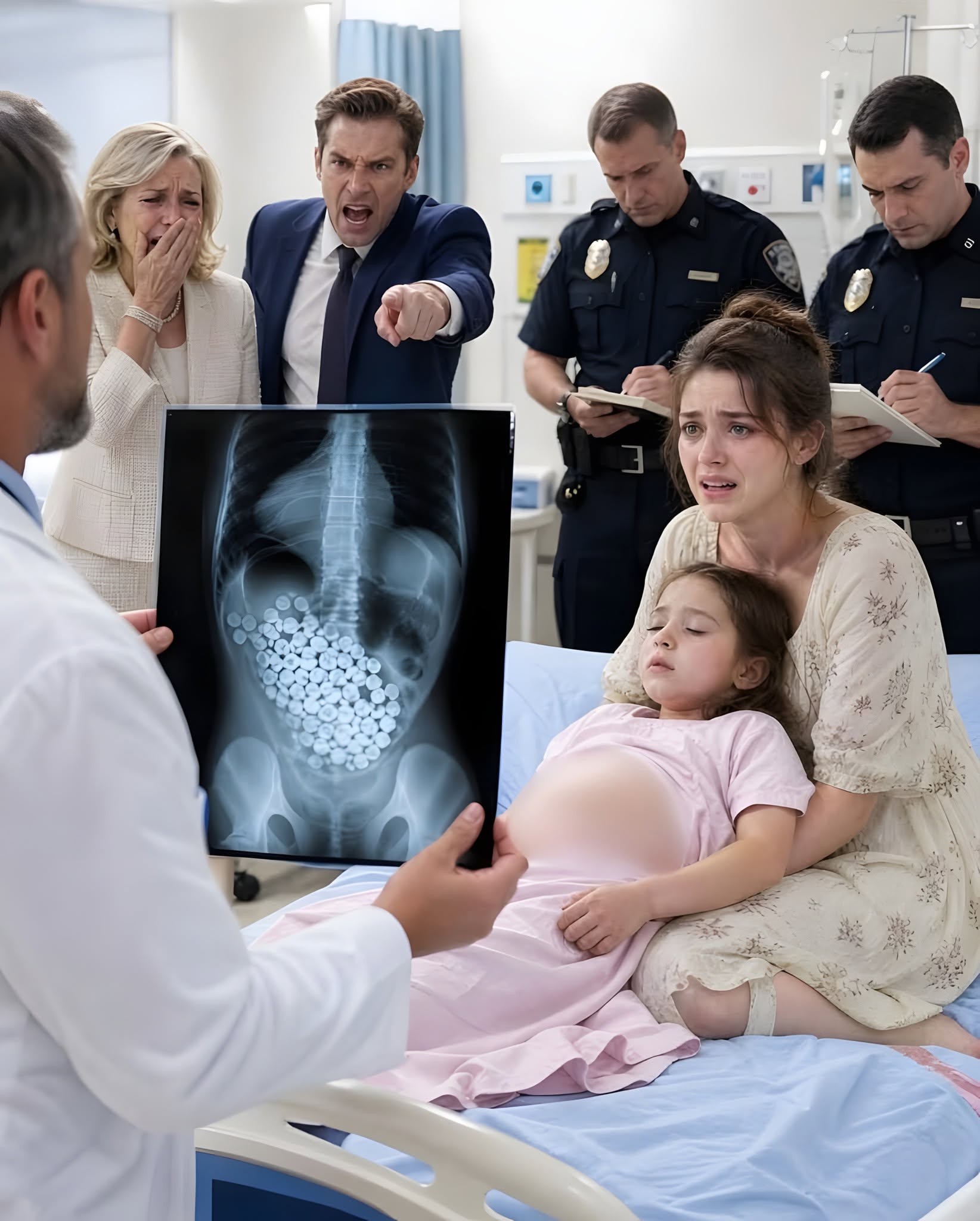 "My Little Girl Came Into My Bedroom Sobbing at Two in the Morning, Holding Her Belly: “Mom, There Are Tiny Fish Swimming !nside Me.” At the Emergency Room