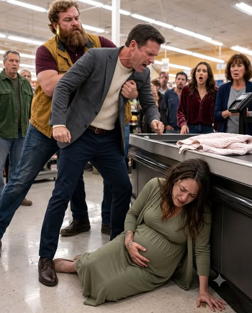 "My husband slammed my eight-month-pregnant belly into a checkout counter over a $14 baby blanket.