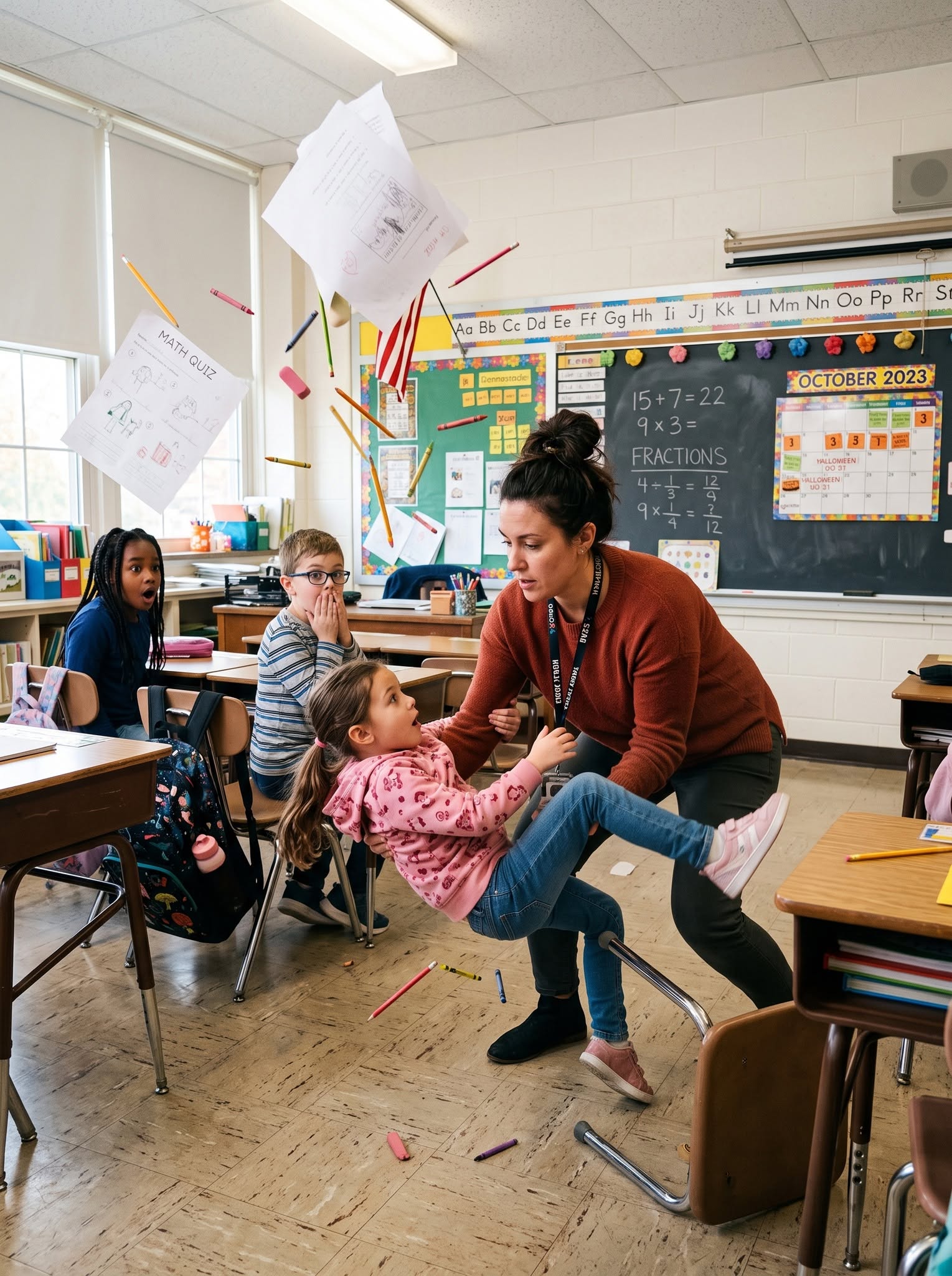 “Dad Said It Wouldn’t Hurt… But It Does” — A Teacher Noticed The Way A Little Girl Moved And What She Heard That Morning Stayed With Her It was a gray Thursday morning in early October,