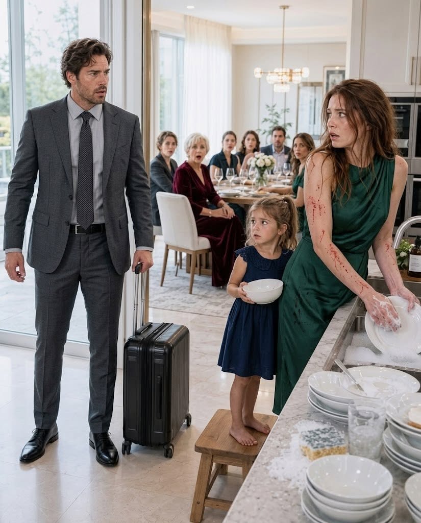“I came home two days early from my trip and found 20 of my mother’s guests eating in my house while my wife and my 5-year-old daughter washed dishes with burned hands.
