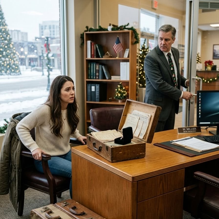 MY DAD KICKED ME OUT ON CHRISTMAS—THEN THE BANK MANAGER LOCKED THE DOOR AND REVEALED THE $480,000 SECRET HE’D BEEN HIDING FROM ME