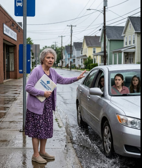 MY DAUGHTER LEFT ME SOAKED IN THE RAIN AND SAID, “TAKE THE BUS”—SHE FORGOT THE CAR SHE WAS SHOWING OFF WAS ACTUALLY MINE