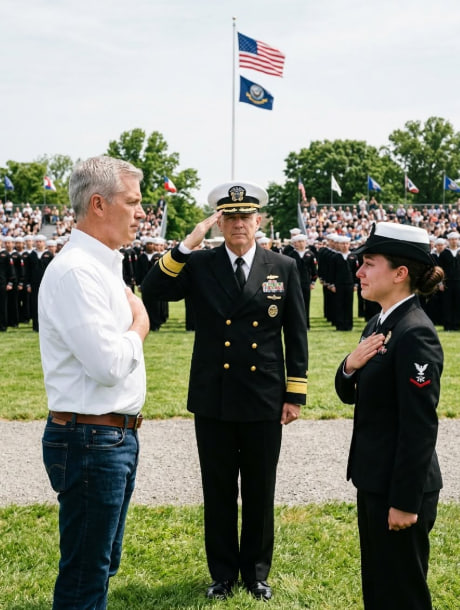 A THREE-STAR GENERAL SAW THE OLD BAND ON A TRUCK DRIVER’S WRIST—THEN HE STOPPED THE ARMY CEREMONY AND SALUTED HIM