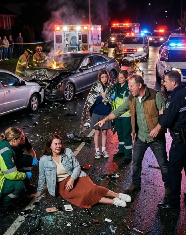 MY FATHER TOLD PARAMEDICS NOT TO SAVE ME AFTER OUR CRASH—HE DIDN’T KNOW I HAD HEARD EVERYTHING, OR THAT THE “ACCIDENT” WOULD EXPOSE WHAT HE’D DONE WITH MY DEAD MOTHER’S MONEY