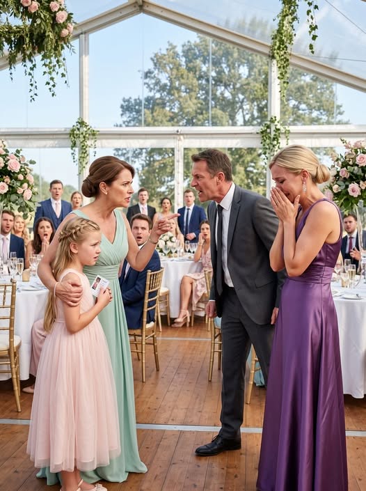 MY EX-HUSBAND MOCKED ME AT A WEDDING—THEN MY DAUGHTER CALLED ME “MOMMY” AND HIS GIRLFRIEND TURNED WHITE