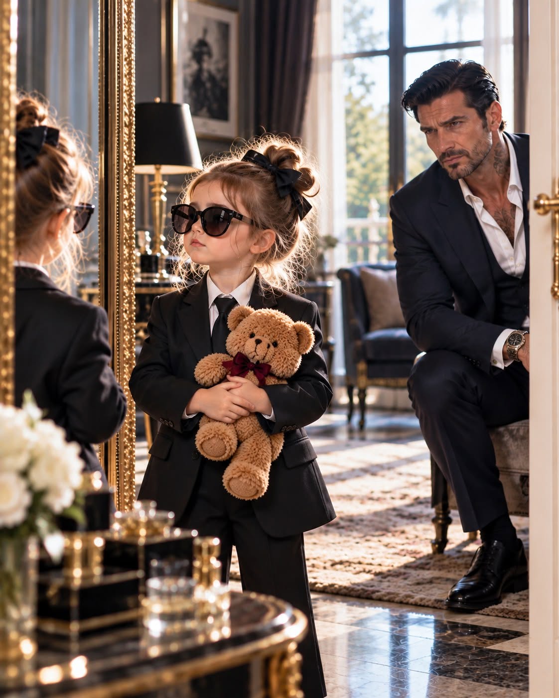 The Maid’s Little Girl Held a Broken Stuffed Bear, But When the Don Cut It Open, the Whole Underworld Burned