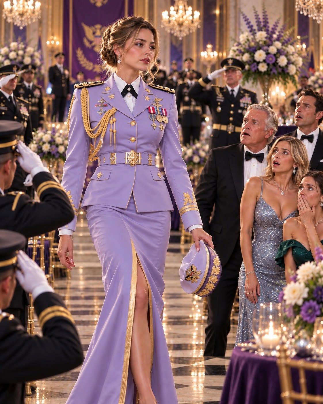 My father invited me to a prestigious military gala for one reason: to embarrass the daughter he had spent years calling the family disappointment. “Dress appropriately,” he warned with a laugh.