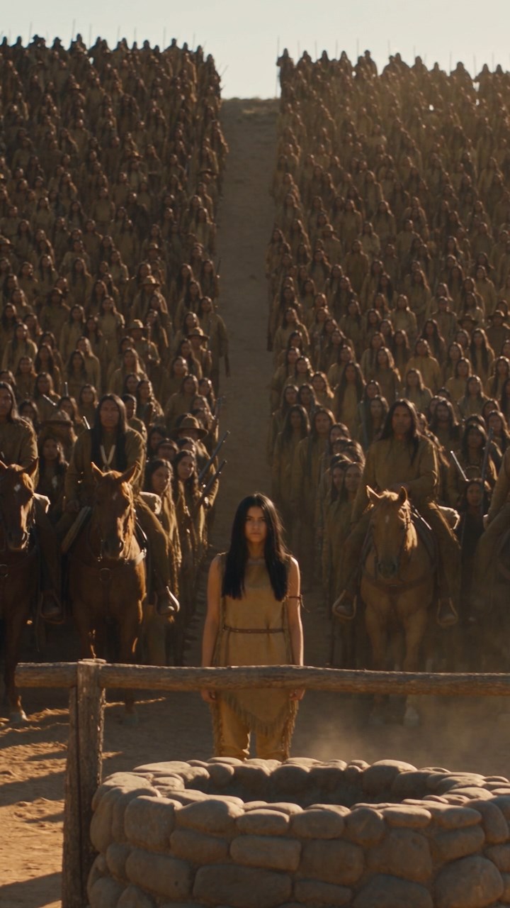 THE SHADOW AT THE WELL: 300 APACHE WARRIORS STOOD AT HIS GATES—UNTIL THE CHIEF SPOKE HER TRUE NAME