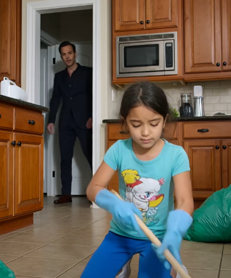 “She Stays With Me!” When A Real Estate Tycoon Returned From Dubai Early And Caught His Wife Forcing His 8-Year-Old Daughter To Drag Trash Through The Mud, Hidden Estate Cameras Exposed A 3-Month Reign Of Terror—And A €12M Extortion Plot.