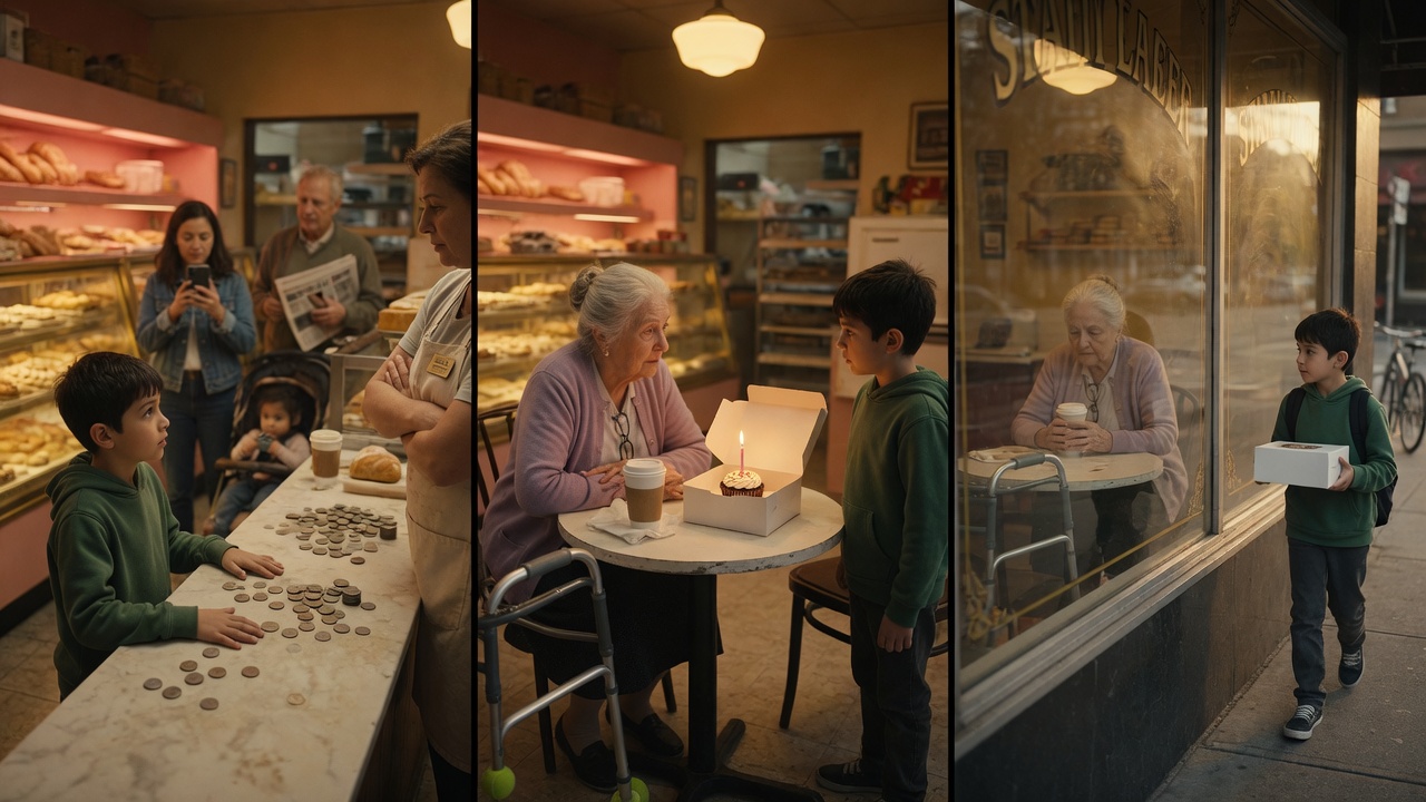 He Was Seven Cents Short. The Old Woman With the Walker Had Been Watching the Whole Time.