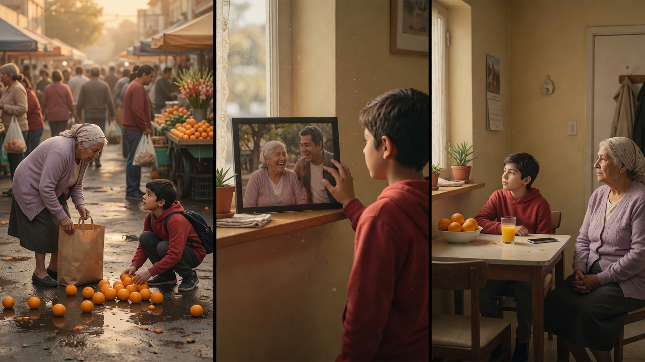 An Ordinary Saturday Morning Leads a Young Boy to the Grandmother He Never Knew He Had.