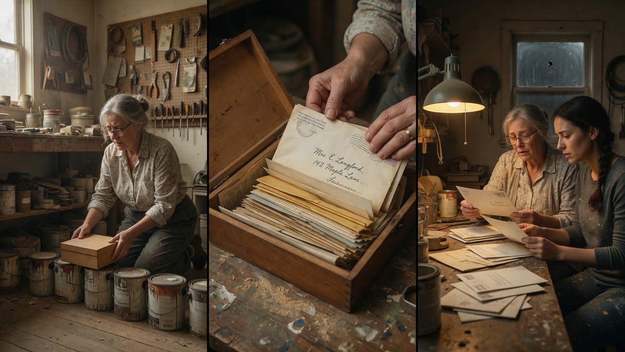 She Found a Locked Box in Her Late Husband's Workshop. Inside Were 47 Letters — All Addressed to Her. Not One Had Ever Been Sent.