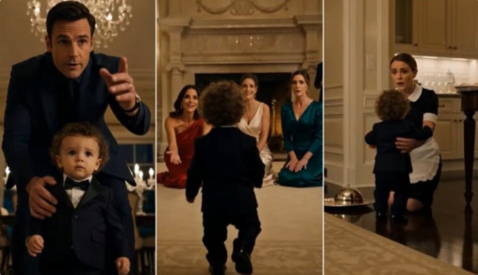 The Toddler Was Supposed to Choose One of the Elegant Women—But He Turned to the Maid