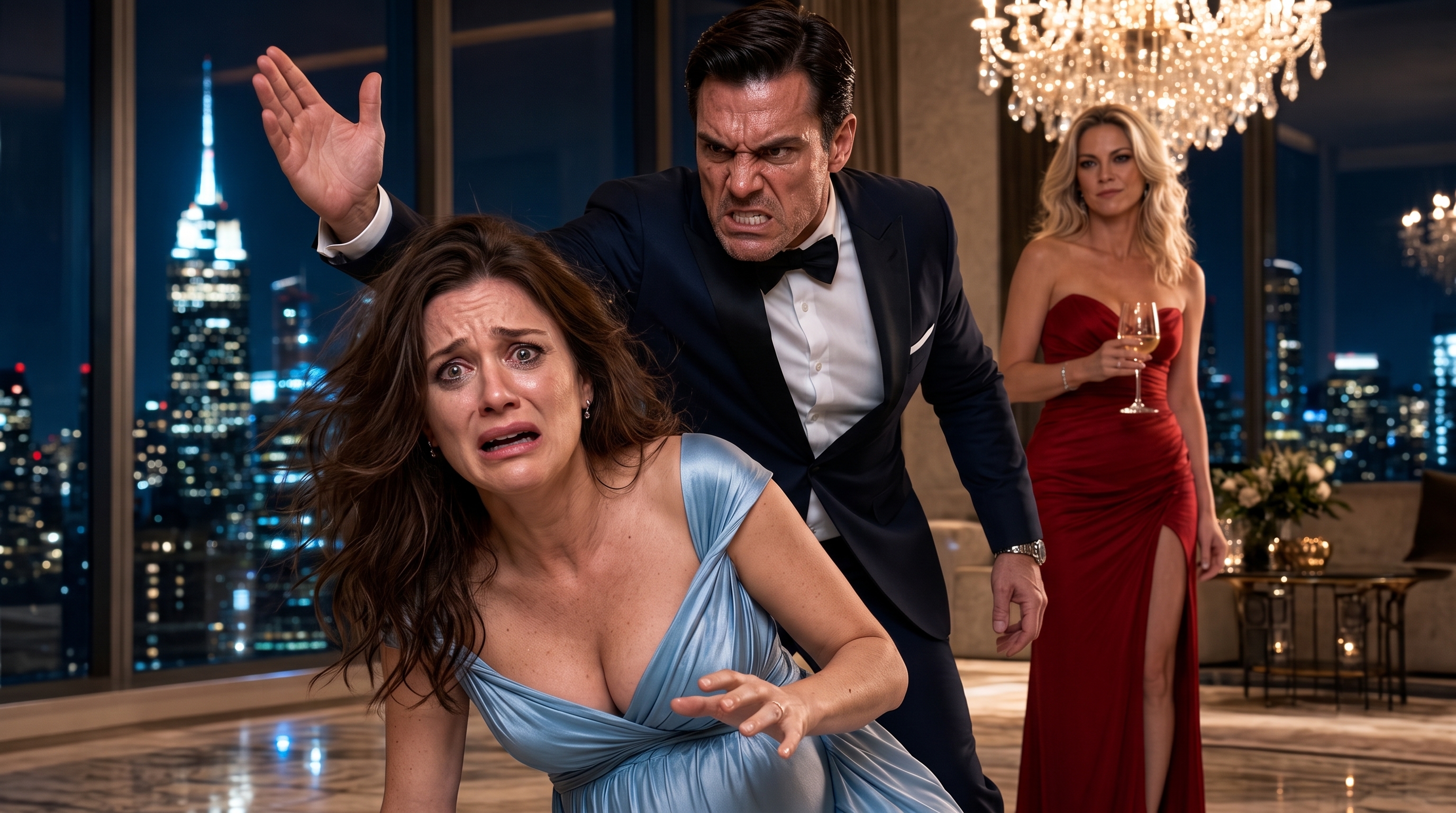 "He Dragged His Pregnant Wife Across the Marble Floor for His Mistress’ Entertainment—Never Realizing She Was Quietly Taking Everything He Owned"