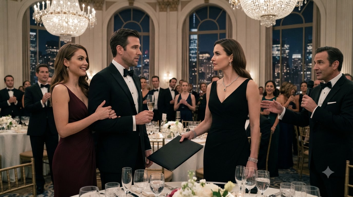 MY HUSBAND TOOK HIS MISTRESS TO IMPRESS THE BILLIONAIRE WHO COULD SAVE HIS COMPANY—THEN I WALKED IN AS THE CHAIRWOMAN