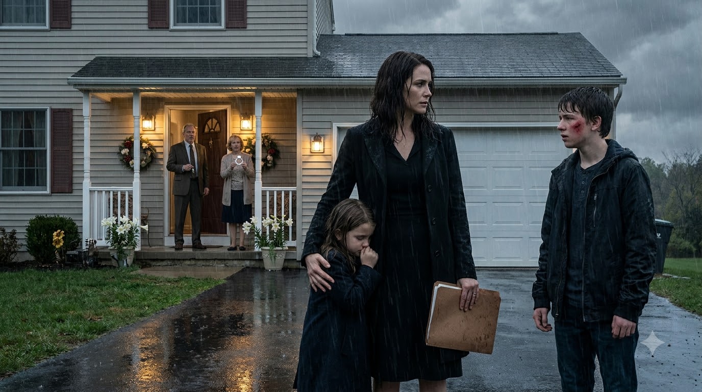 My In-Laws Locked My Children Out After My Husband’s Funeral—They Didn’t Know He Had Left Me Control of Their Company
