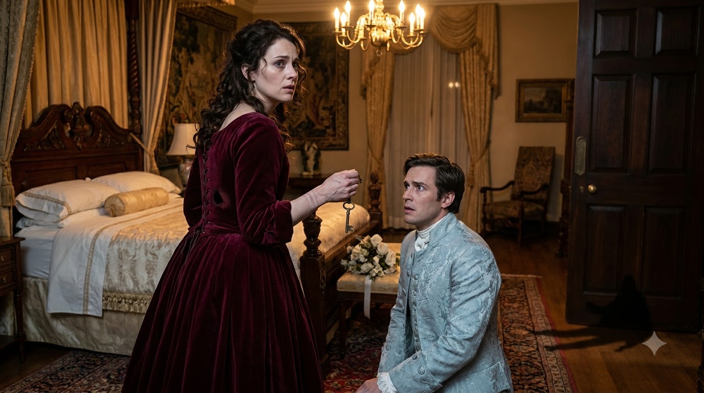 THE KEY SEWN INTO CLARA VANCE’S WEDDING DRESS