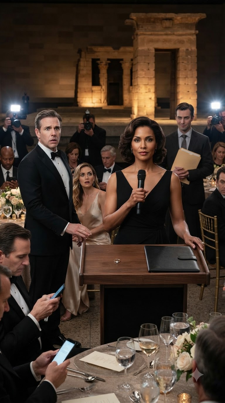 MY BILLIONAIRE HUSBAND BROUGHT HIS MISTRESS TO MY GALA AS “THE FUTURE”—THEN I TOOK THE MICROPHONE
