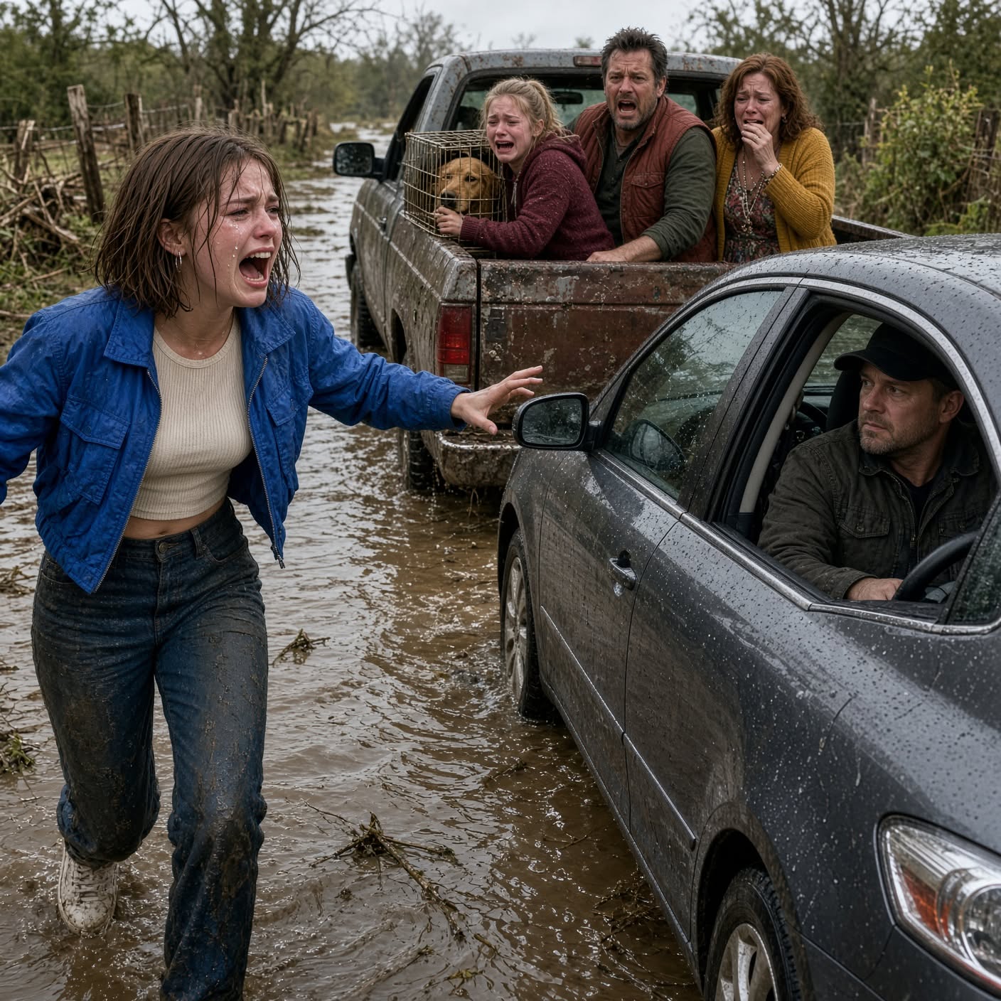 CHOCKING TRUTH: My Family Abandoned Me For A Dog In A Flash Flood—Then Dad’s Final Text Ruined Everything!