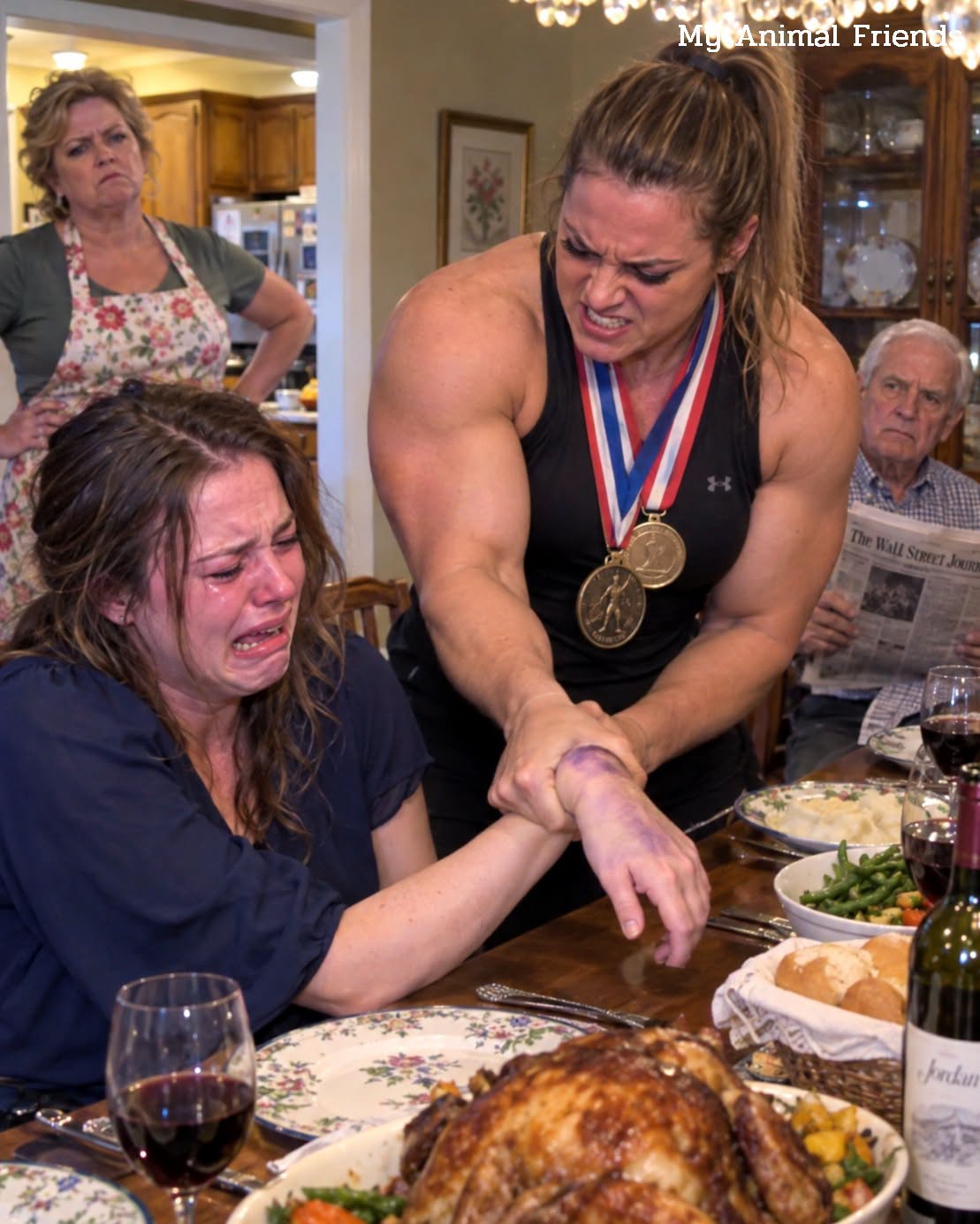 HER SISTER TWISTED HER WRIST UNTIL THE BONE CRACKED AT SUNDAY DINNER AND TOLD HER TO WALK IT OFF—UNTIL THE HOSPITAL X-RAYS TRIGGERED A POLICE RAID THAT DESTROYED THEIR TOXIC FAMILY FOREVER