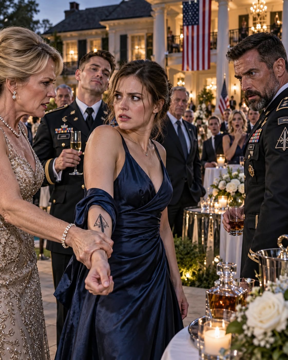 MOTHER TRIES TO ERASE ME FROM FAMILY PHOTO—UNTIL DELTA FORCE COMMANDER SPOTS MY SECRET TATTOO AND GOES PALE!