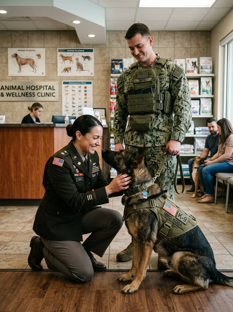 Navy SEAL Brought a K9 to My Vet Clinic—Then One Secret Command Shattered a 7-Year Military Cover-Up!