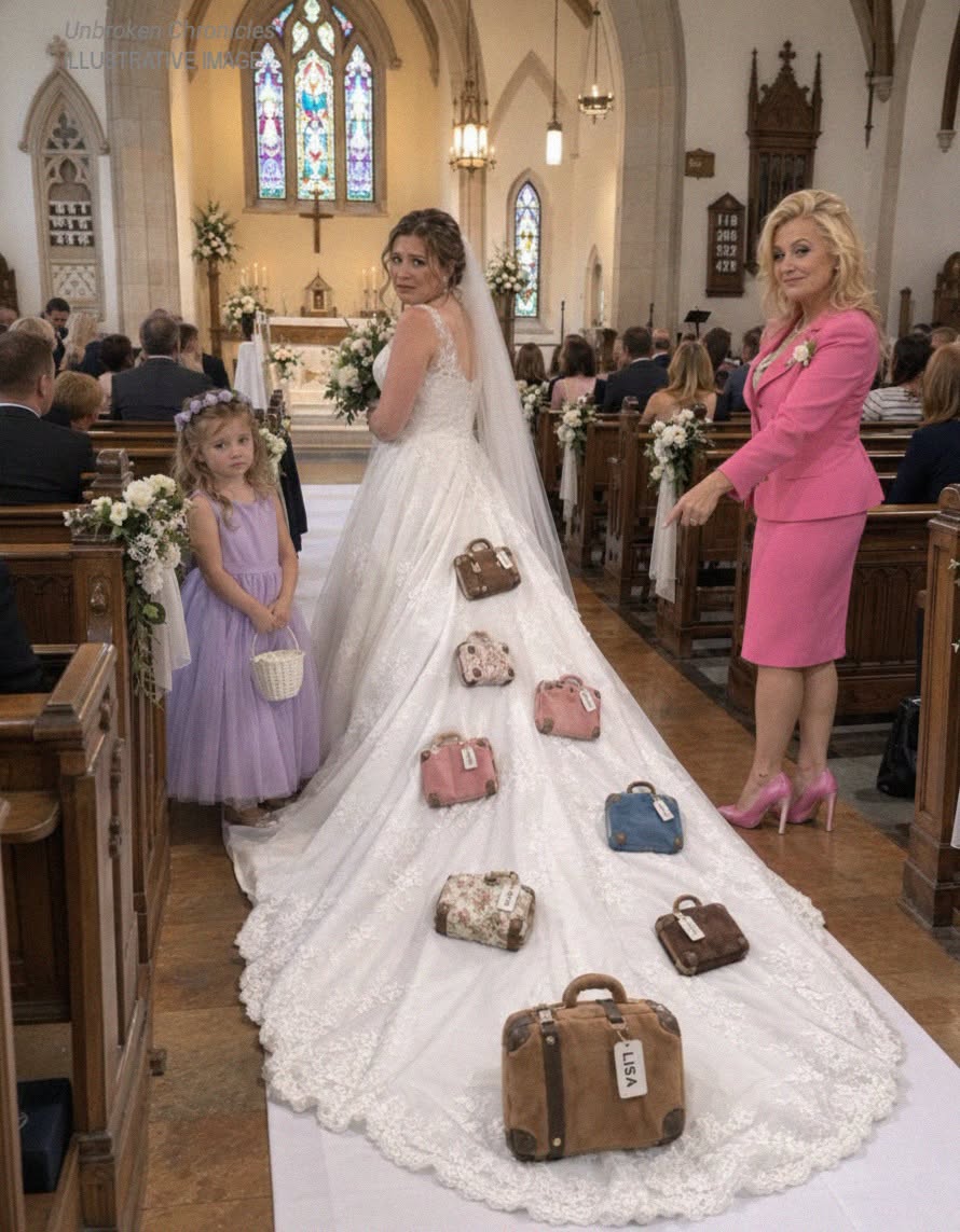 The Mother-in-Law Ruined the Wedding Dress with a Crucial Insult—Until the Groom Returned Carrying THIS That Made Everyone Drop Their Jaws!