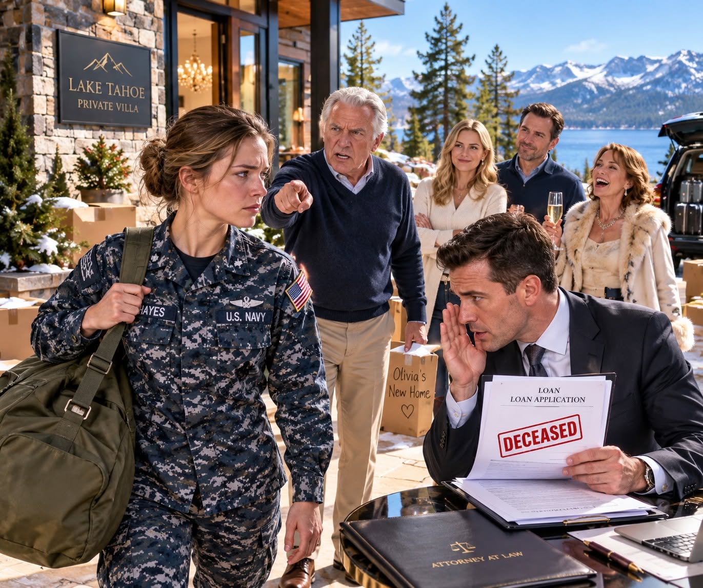 THE NAVAL COMMANDER WHO RETURNED FROM SEA TO FIND HER FAMILY STOLE HER MILLION-DOLLAR VILLA—UNTIL HER ATTORNEY WHISPERED THE DEADLY FRAUD CHARGE