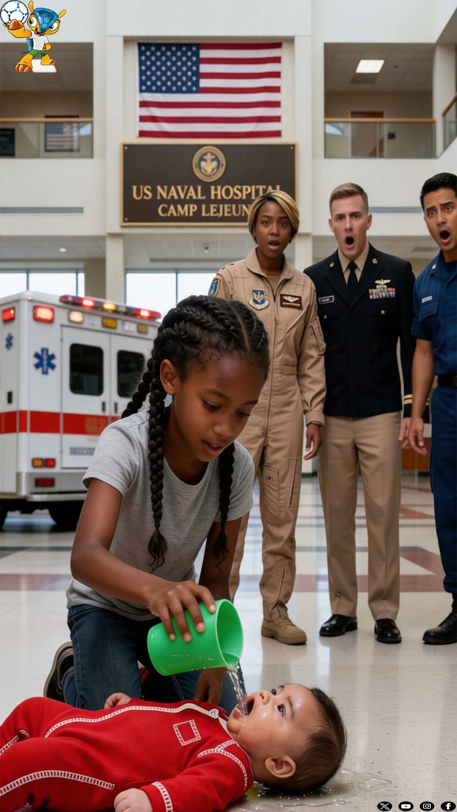 Billionaire's Son Flatlines in Hospital Lobby While Doctors Do Nothing—Until a Dirty 10-Year-Old Homeless Girl Grabs a Plastic Cup and Pulls Off the Impossible!
