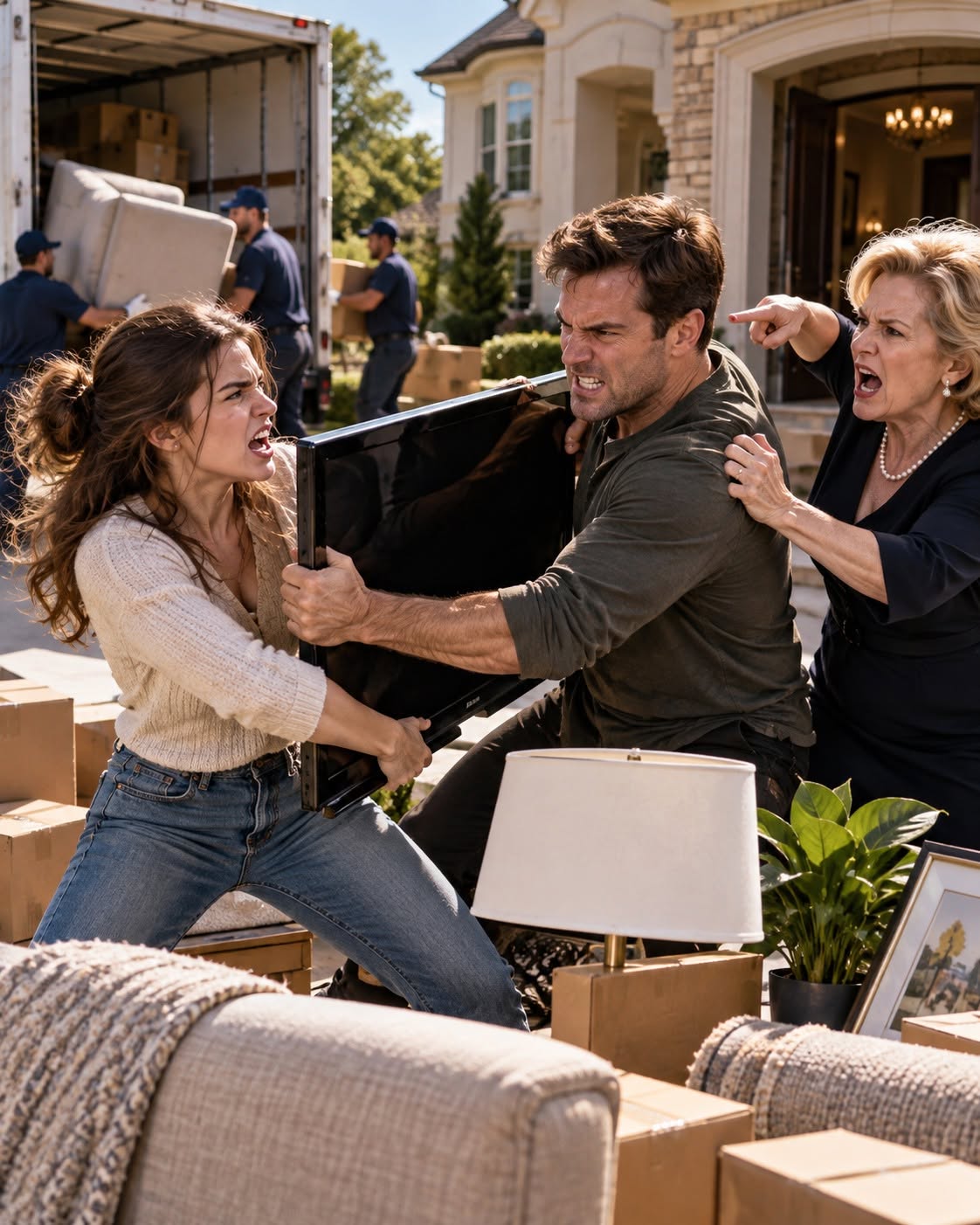 THEY STRIPPED MY HOUSE BARE AND DROVE AWAY LAUGHING—UNTIL MY ATTORNEY SERVED THEM WITH THE 12-MILLION-DOLLAR DIVORCE DECREE