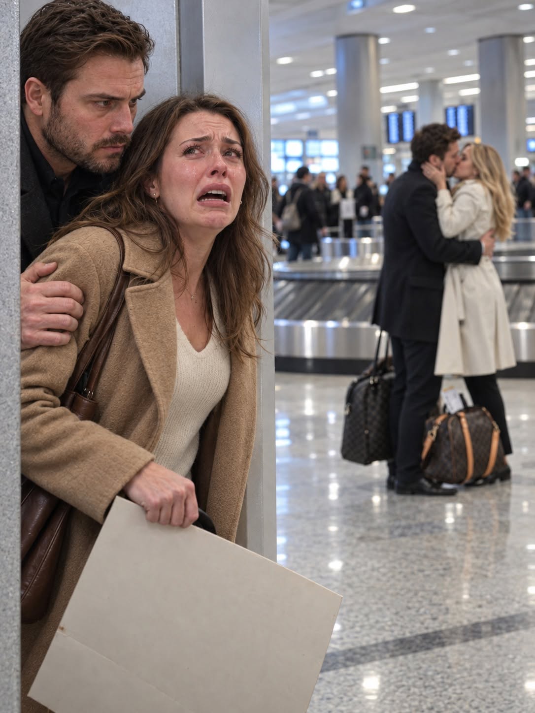 I Found My Fiancé Kissing My Maid Of Honor At The Airport Days Before Our Wedding—My Brother Whispered "Play The Fool For 24 Hours, Tomorrow They Lose Everything"!