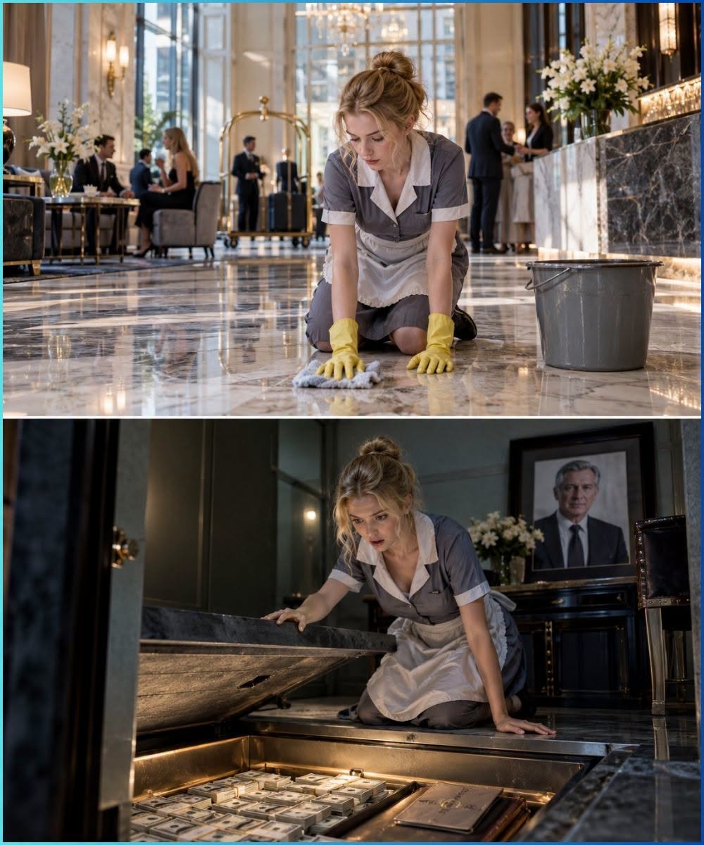 THE BILLIONAIRE HEIRESS SCRUBBED HOTEL FLOORS FOR ONE WEEK—UNTIL SHE UNCOVERED WHY HER FATHER DIED PROTECTING TWELVE MILLION DOLLARS!