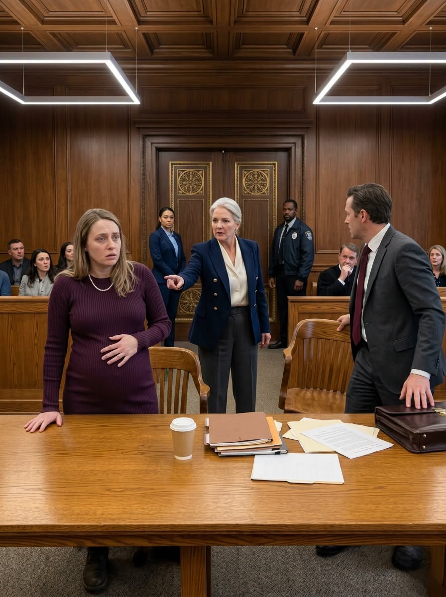 EIGHT MONTHS PREGNANT AND DUMPED WITH NOTHING: HOW A MULTI-BILLIONAIRE ENTERED THE COURTROOM AND DESTROYED MY GREEDY EX-HUSBAND IN 60 MINUTES!