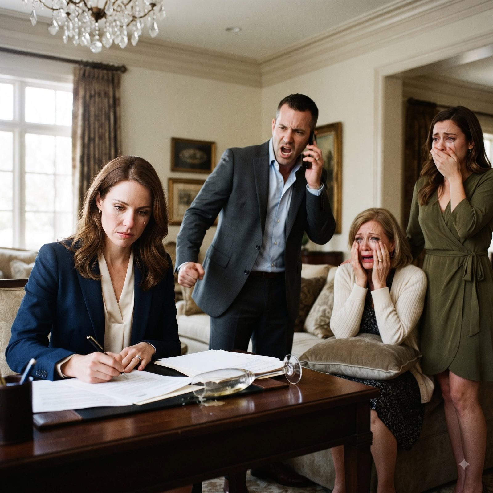 He Handed Her Divorce Papers At Family Dinner And Mocked Her—Then His Banker Called The Next Morning With Terrifying News!