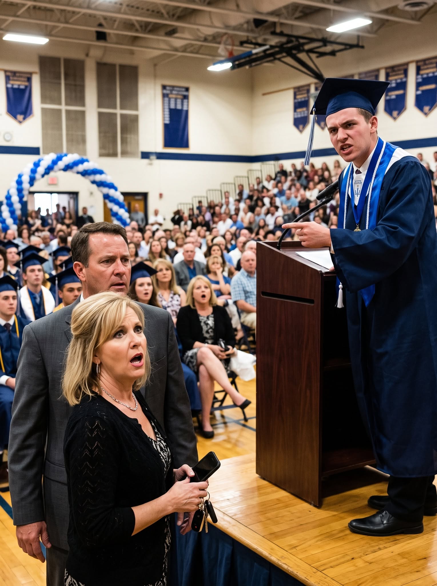 She Abandoned Him For Nineteen Years, Then Called Herself His Mother At Graduation—Until Her Billionaire Fiancé Heard What The Valedictorian Had To Say