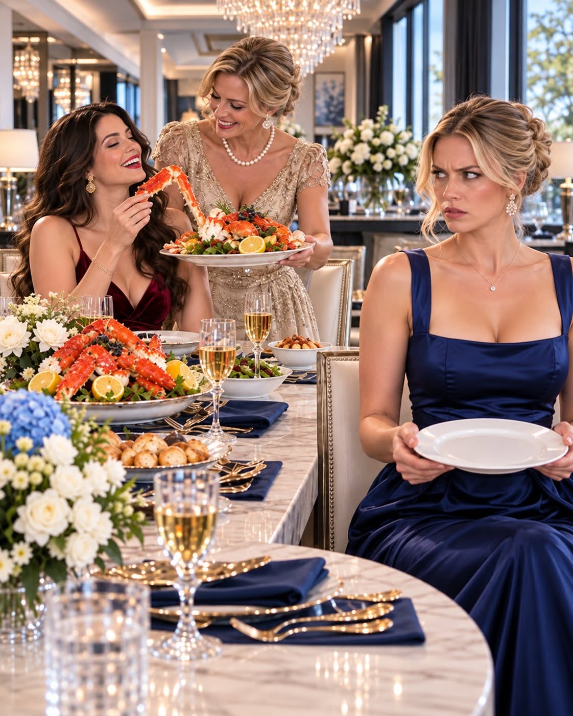 She Served Me An Empty Plate While My Sister-In-Law Ate Premium Crab, Saying ‘Our Funds For You Are Exhausted’—Two Days Later She Called Begging Me To Save Her From Foreclosure, And I Laughed Right In Her Face