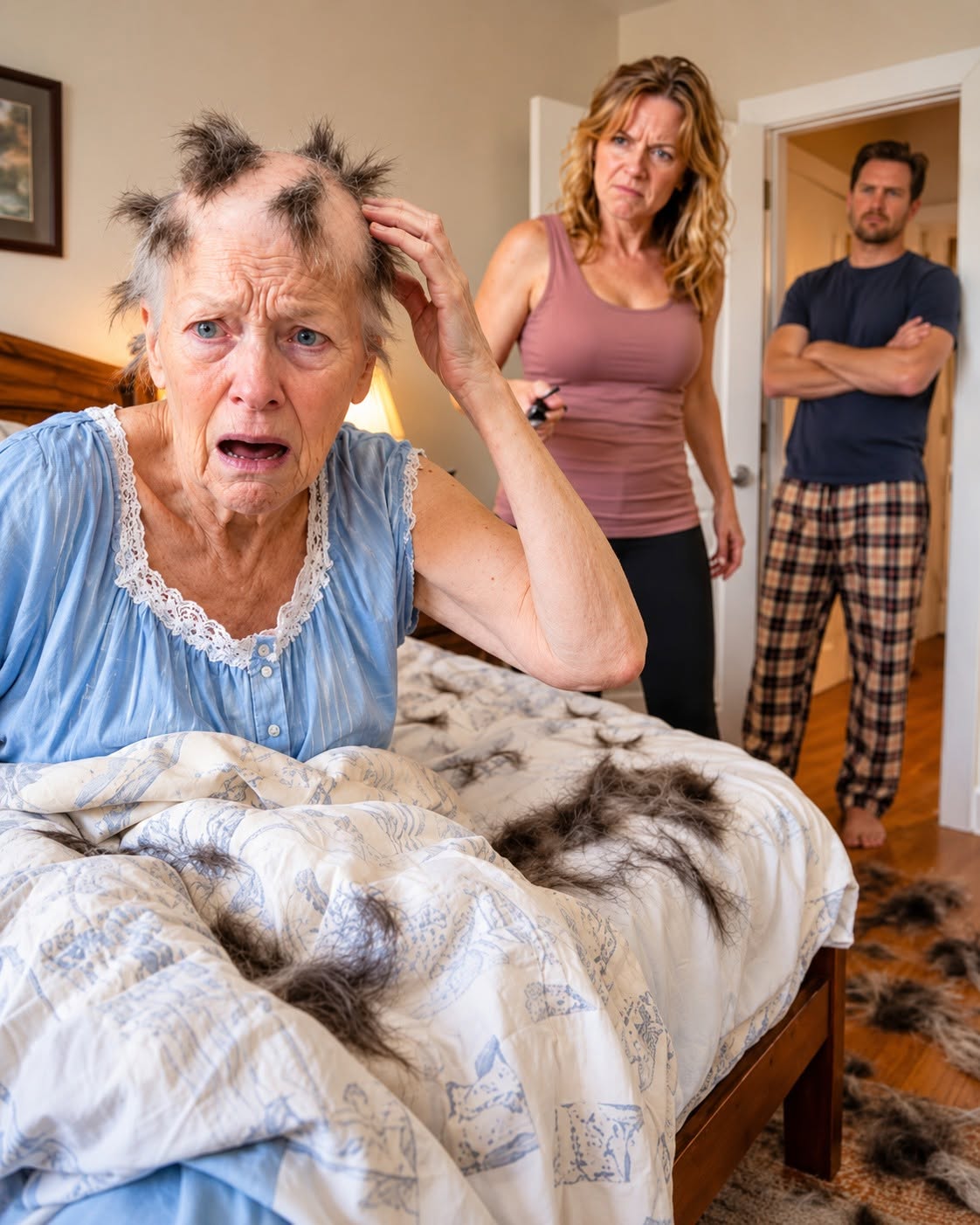She Cut My Hair While I Was Asleep And My Son Said I Deserved It—Three Days Later, I Handed Them An Eviction Notice And Watch Their Arrogance Shatter Into Pure Terror